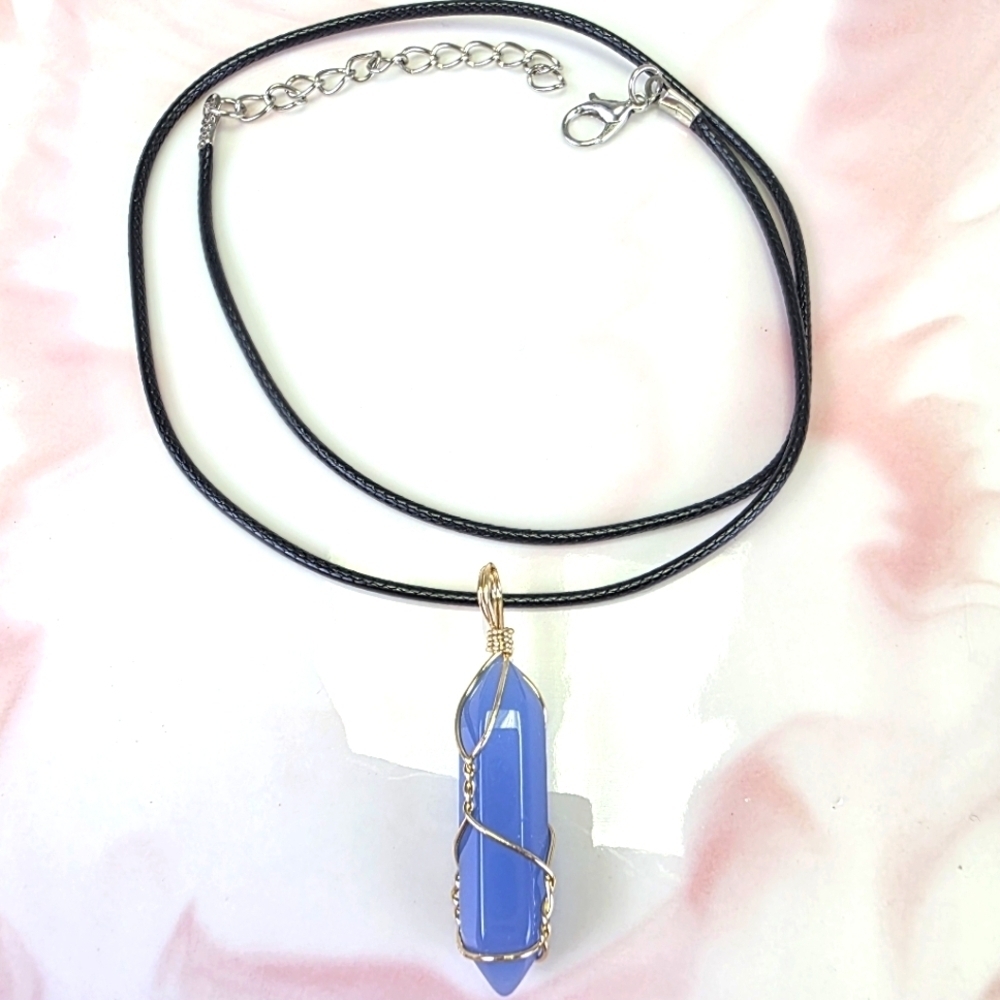 Natural Stone Pendant Necklace